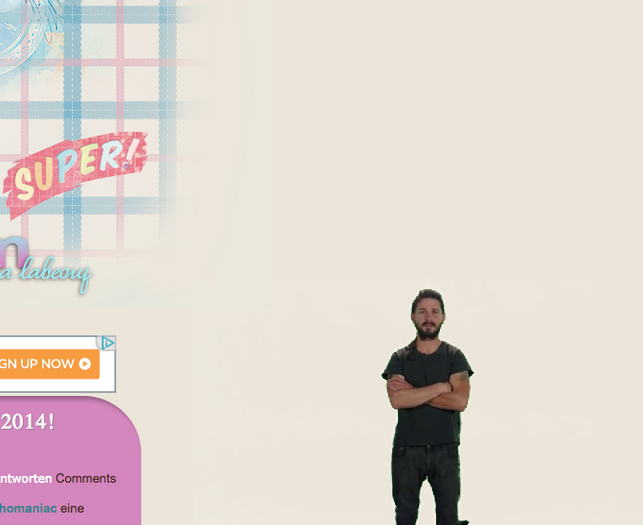 shia labeouf widget